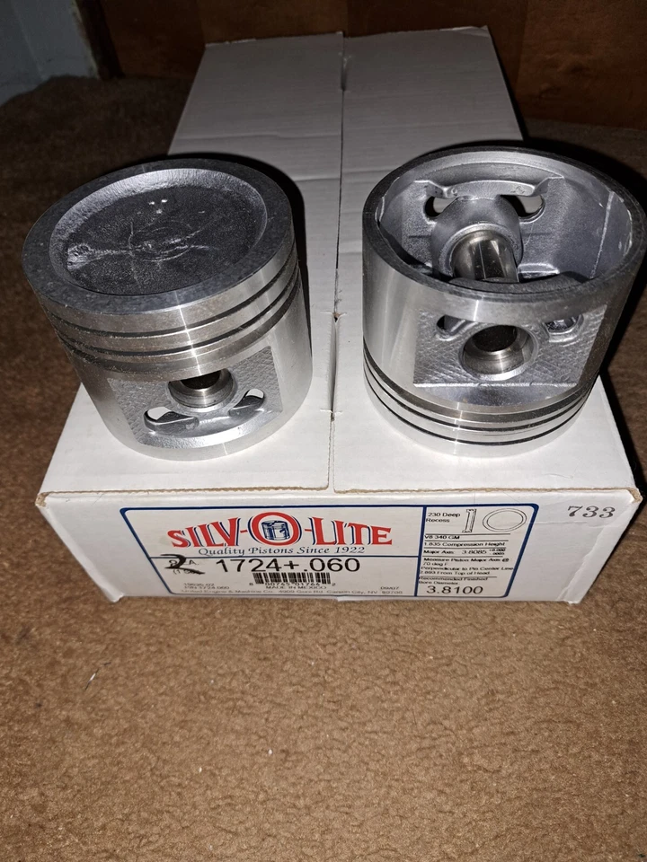 Pistón fundido 3,75" AMC/Jeep/Eagle 225, Buick 225, 300, 340 Silvolite 1724.060 Foto 1 de 1