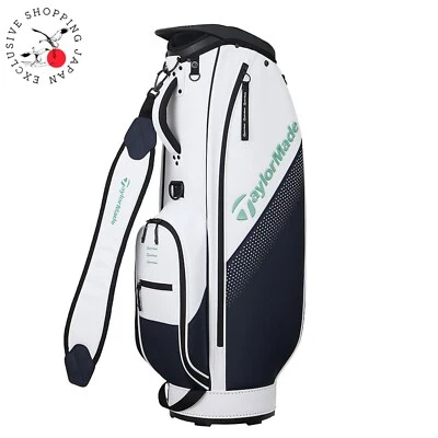 Bolsa TaylorMade Concept One Cart 9,5 polegadas 6 vias divisória branca marinha leve 2025 - Imagem 1 de 4