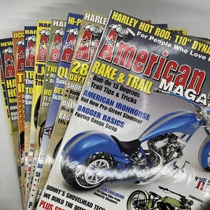 Lot Of 10 - 2007 American Iron Magazines Motorcycle Magazine Harley Davidson - Picture 1 of 22