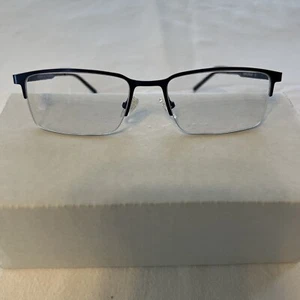 Eyebuydirect Vienna 54-18-142 C2 Blue Metal Eyeglasses FRAMES ONLY - Picture 1 of 7