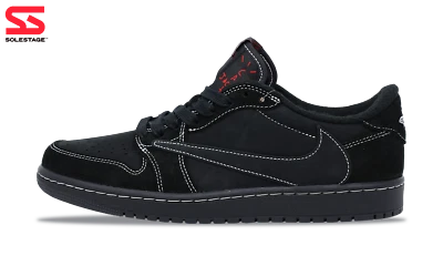Nike Jordan 1 OG Low SP x Travis Scott Black Phantom (DM7866-001) Mens Size 3-14 - Image 1 of 4