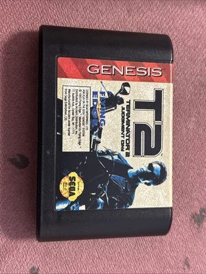 T2:  Terminator 2 Judgment Day (Sega Genesis, 1993) Tested Game Only - Image 1 of 4