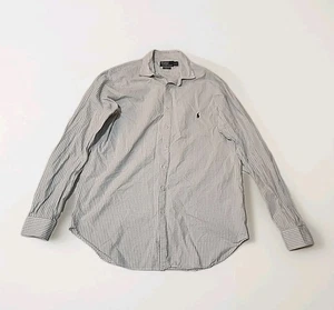 Polo by Ralph Lauren Hemd Herren Large Tall LT Weiß Classic Fit Kariert Knopfleiste - Bild 1 von 8