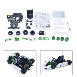 JDM 298A 1/10 Plastic RC Racing Car 4WD RC Go Kart Metal Wheelhub Unassembled - Picture 1 of 11