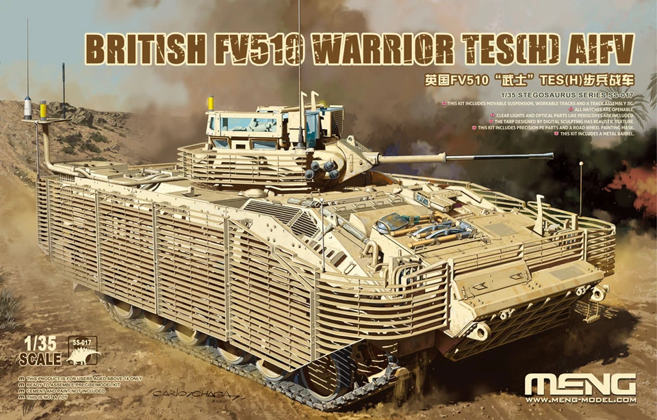 Modello Meng 1/35 British FV510 WARRIOR TES(H) AIFV - Immagine 1 di 1
