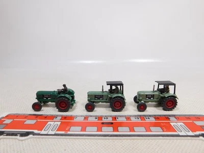 Wiking 1:87 H0 3x Modello Trattore Deutz 38 D con Figura Mint # EG965-0,5 - Immagine 1 di 4