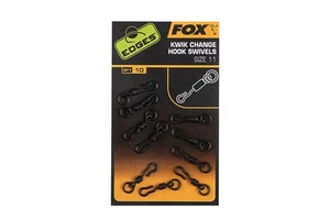 FOX Rigmontage Edges Kwik change hook swivels size 11 x 10 - Bild 1 von 1