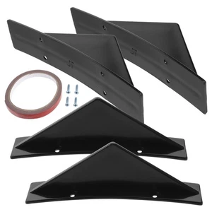 4pcs Triangle Car Body Spoiler Universal Car-Styling Mini Diversion Rear Spoiler - Bild 1 von 10