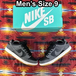 Nike SB Dunk Low TRD "Dark Grey" Black/Grey Gum Bottom AR0778-001 Mens Size 9 - Picture 1 of 18