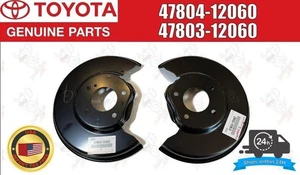 Protector contra salpicaduras de freno trasero izquierdo y derecho Toyota Corolla genuino 47804-12060 OEM - Imagen 1 de 14