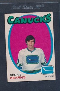 1971/72 OPC O-Pee-Chee #231 Dennis Kearns Canucks NM *1022