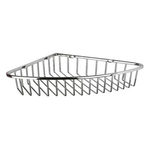 BYTRO Eckseifenkorb Messing poliert 205x265x40 mm für Bad & WC >> zum Bohren - Bild 1 von 7