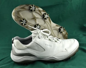 Scarpe da golf da uomo ECCO 'Strike' in pelle bianca taglia US 8 EUR 42 - Foto 1 di 6