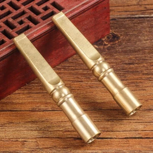 Klassischer eingebauter Filter Messing Zigarettenhalter tragbarer Zigarettenhalter - Bild 1 von 5