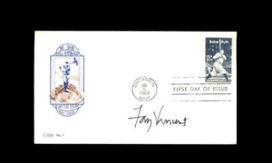 Fay Vincent JSA Signed FDC 1983 First Day Cover Cache Babe Ruth Autograph - Picture 1 of 3