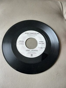 JANET JACKSON - When I Think Of You / Control 7"45rpm Vinyl - Picture 1 of 2