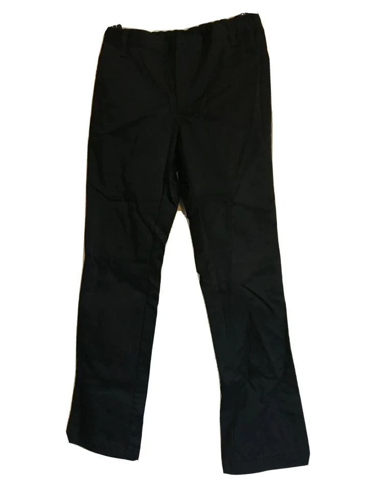 Pantalón Chino Land's End Niñas Ajuste Perfecto Cintura Elástica Hierro Rodilla Negro 14 x 28  Foto 1 de 4