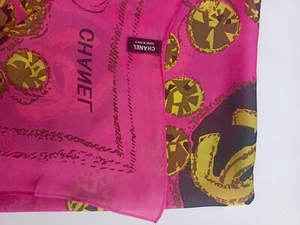 Chanel Pink Scarf - Picture 1 of 4