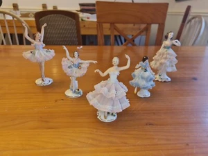 5er SET VINTAGE DEUTSCHLAND DRESDEN BALLERINAS UND BALLZIMMERTÄNZER ALLE SEHR GUTER ZUSTAND - Bild 1 von 9