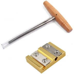 Brass 4/4 3/4 Guitar Violin Peg Shaver Hole Reamer Luthier Repair Making Tool US - Picture 1 of 19