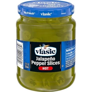 Vlasic Deli Style Hot Jalapeno Pepper Slices, Keto Friendly, 12 FL OZ (Pack o... - Picture 1 of 7