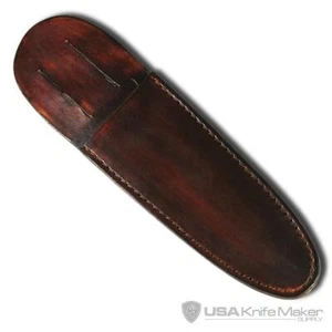 Funda Acabada Estilo #14 - Cuero Marrón - para cuchillos con hojas de hasta 2 3/... - Imagen 1 de 1