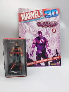 MARVEL HEROES 3D nr 68 WONDER MAN Statua Fascicolo Poster CENTAURIA PANINI - Imagen 1 de 6