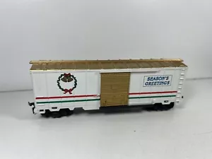 Model Power HO Seasons Greetings 40’ Box Car Merry Christmas Train Holiday 169 - Picture 1 of 9