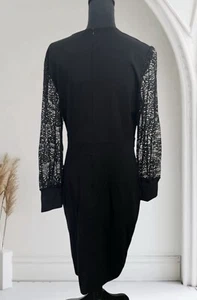 Pinup Fashion Langarmkleid schwarz Damen Größe XL - Bild 1 von 2