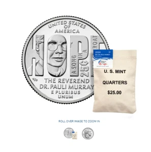 Lote de tres monedas 2024 P Dr. Pauli Murray cuarto mujer americana - Imagen 1 de 4