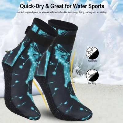 LAVA Water sports Swimming Scuba Diving Surfing Neoprene 3mm Socks Snorkeling Boots