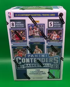2021-22 Panini Contenders Basketball Blaster Box New Sealed 1 Auto Or Mem Card - Picture 1 of 4