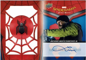 Spider-Man Homecoming Auto Autograph Booklet BS2 Jackson Brice Shocker #009/100 - Picture 1 of 3