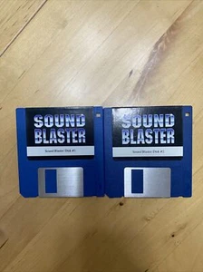 vintage sound blaster floppy disks 1 & 2 rare - Picture 1 of 5