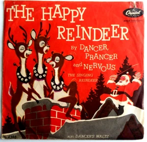 DANCER PRANCER & NERVOUS -The Happy Reindeer Dancer's Waltz - Vinyl Capitol 4300 - Imagen 1 de 6