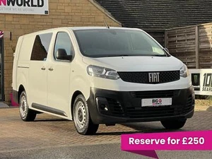 2022 Fiat Scudo MULTIJET 145 L2H1 BUSINESS DOUBLE CAB 6 SEAT CREW VAN LWB LOW RO - Picture 1 of 24