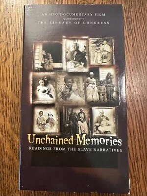Unchained Memories: Readings from the Slave Narratives (VHS) 2003 LIKE NEW FYC Foto 1 de 4