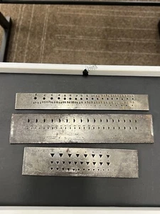 ( Lot of 3 ) Antique Wire Draw Plates - Picture 1 of 14