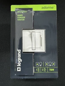 **** NEW ORIGINAL OEM **** ADWR703HW4 ADORNE LEGRAND WHISPER DIMMER WHITE - Picture 1 of 2