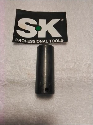 S-K  45372  3/8" DRIVE DEEP IMPACT SOCKET  11/16" 6PT  - Image 1 of 4