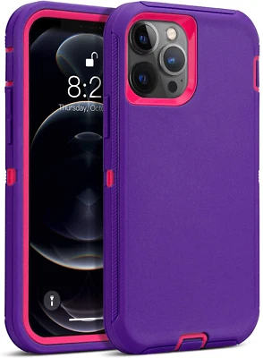 Funda resistente a prueba de golpes para iPhone 7 8 14 13 12 Pro Max cubierta resistente militar Foto 1 de 4