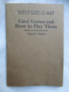 Vtg Card Games and How to Play Them / Lloyd Smith based on Hoyle/HaldemanJulius - Picture 1 of 3