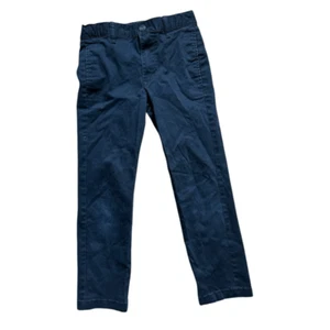 Youth Boys Cat & Jack Navy Blue School Uniform Straight Leg Pants - Sz 8 - Picture 1 of 2