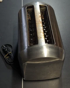 Magimix Retro Metal antique vintage Toaster CHROME Steel Pop-up Stage film Prop - Picture 1 of 9