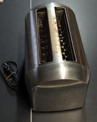 Magimix Retro Metal antique vintage Toaster CHROME Steel Pop-up Stage film Prop - Image 1 of 4