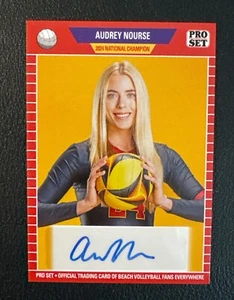 2024 Leaf Pro Set Audrey Nourse Autograph Beach Volleyball Card # PA-AN1 - Picture 1 of 2