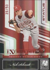 2007 Donruss Elite Extra Edition Status #35 Nick Schmidt /50