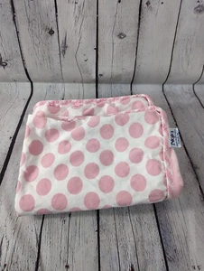 Nojo Pink Polka Dot Blanket Crib Blanket - Picture 1 of 6
