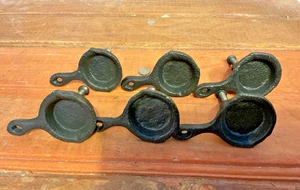 Set of 6 Cast Iron Frying Pan Knobs in Black...Ship Free! - Picture 1 of 9