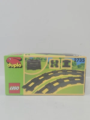 LEGO DUPLO Juego de vías de riel curvo 2735 seis piezas CAJA SELLADA RETIRADO Coleccionable  Foto 1 de 4